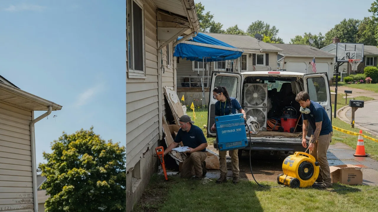 Ceiling Leak Cleanup in San Pierre, IN near me